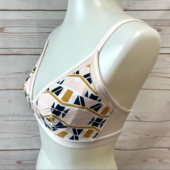 Lively Mesh Trim Busty Deco Bralette Bra - Picture 5 of 12